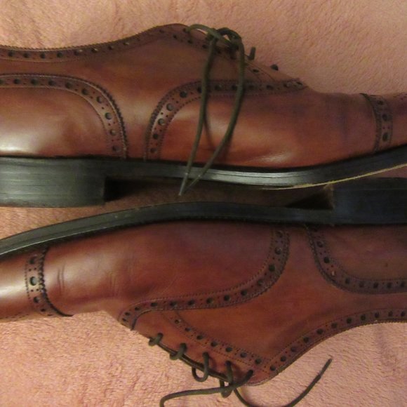 Mens Edward Green Bootmaker Cap Toe Dress Shoes